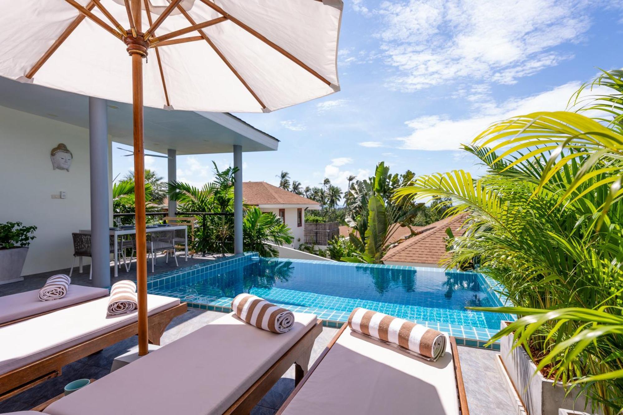 Villa Lea - Piscine - Wifi - Vue - Calme Hua Thanon  Bagian luar foto